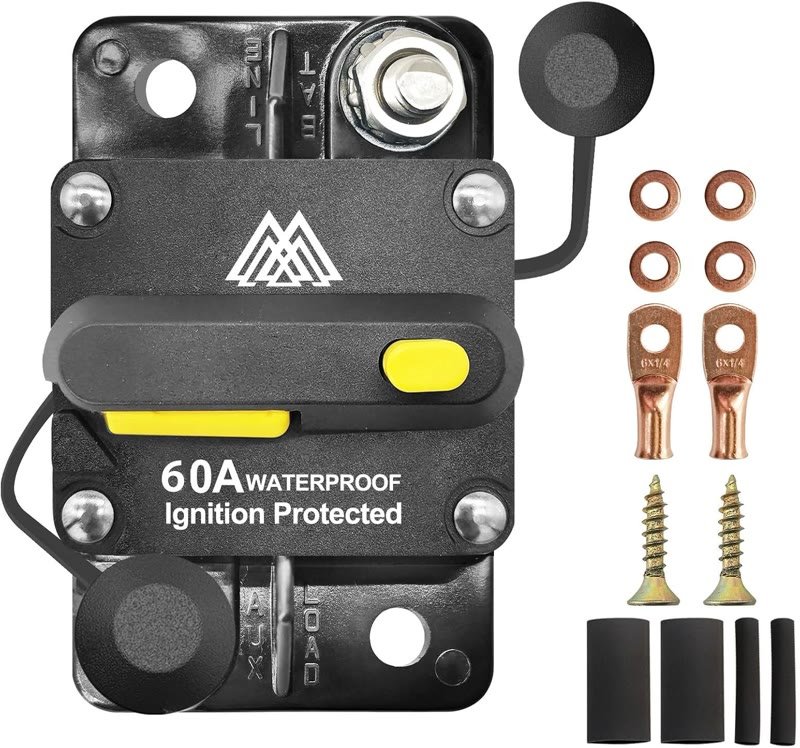 60A Waterproof 60 Amp Circuit Breaker