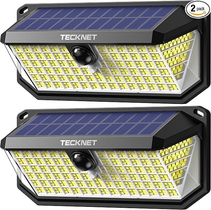 TECKNET 416 LED Solar Lights (2-Pack)