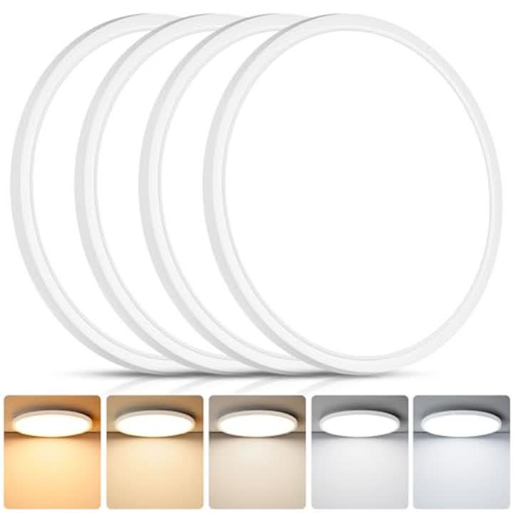Brightever 12 Inch LED Flush Mount Ceiling Light Fixture