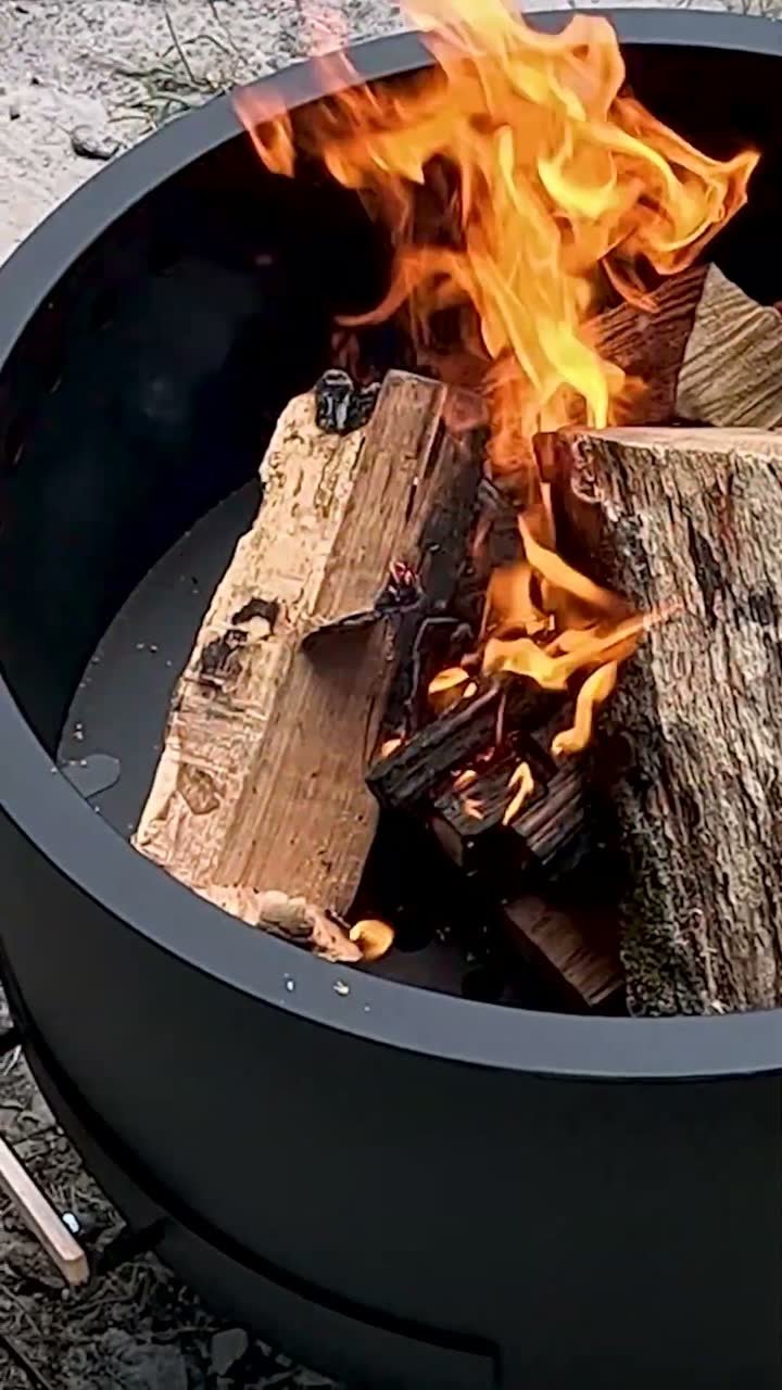 GarveeLife 26 in Smokeless Fire Pit with Removable Ash Pan