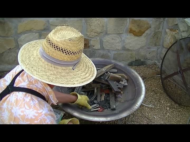 Building A Fire With The Wazoo Bushcraft Fire Starter Necklace
